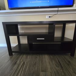 Modern Black TV Entertainment Stand