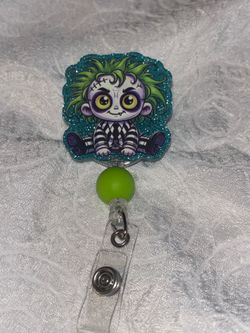 Beetlejuice badge reel