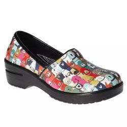 Women's Easy Works by Easy Street Lyndee Dogs Safety Shoes Size 7 