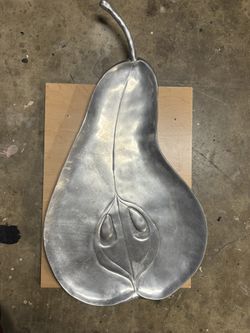 Serving Platter . Pear  Shaped . 