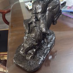 MCM Austin Bull rider Statue 12” 