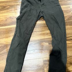 Wrangler Retro Style Slim Fit Size 36x32 Green Color 