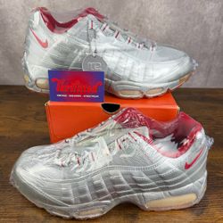 NEW Nike Air Max 95 SL Neutral Grey/Varsity Red 2001 Size 12 609088-061 Vintage Men’s Shoes OG Rare