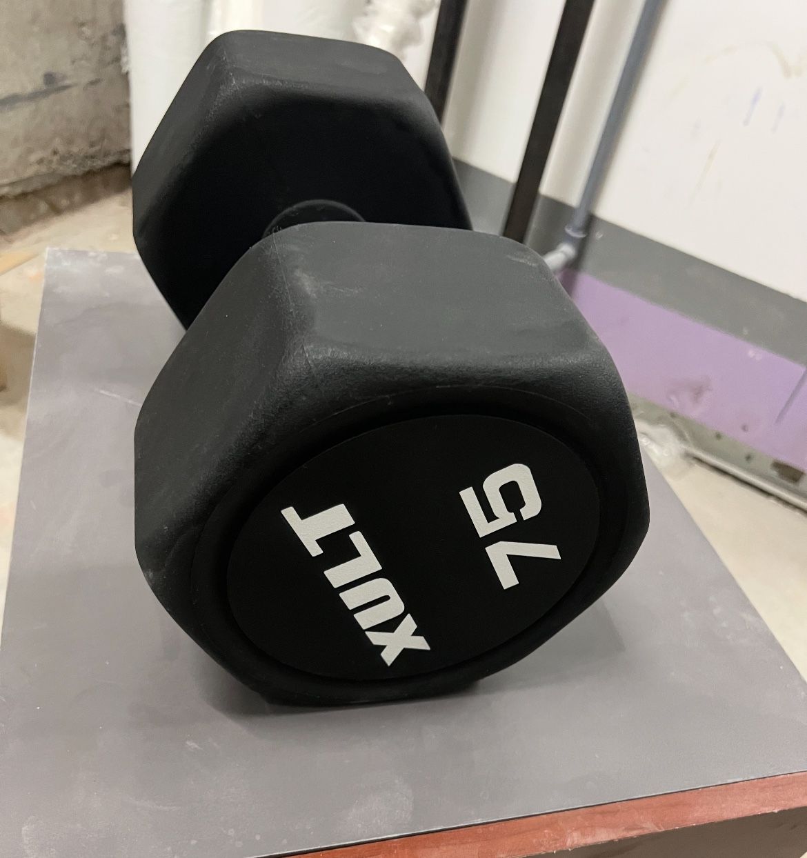 75 Pound Dumbbell XULT Black