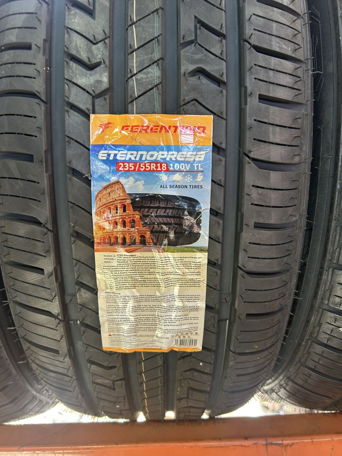 New 235/55 R18 Ferentino ENTERNOPRESA $115 Per Tire
