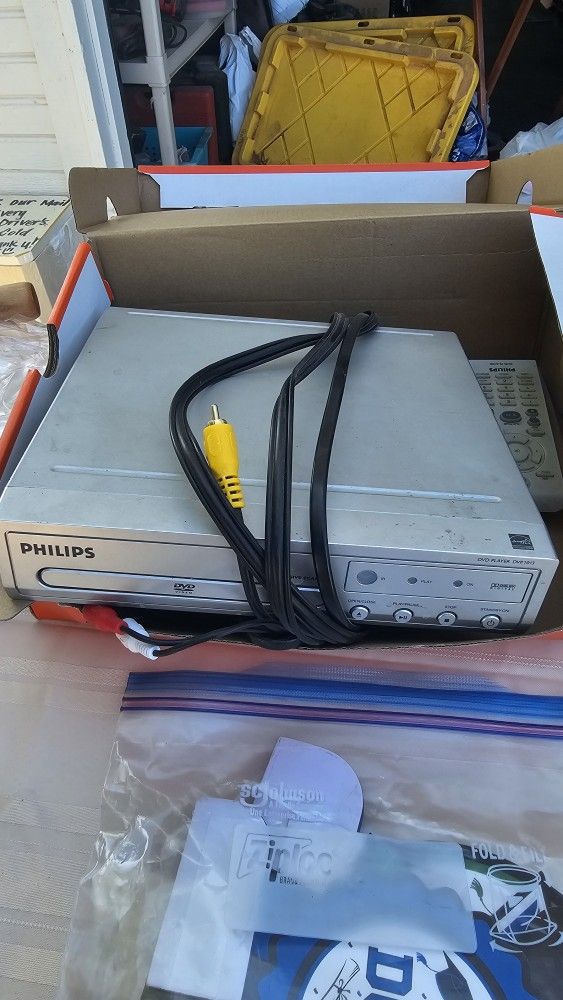 DVD player with remote