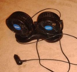 Portable car fan