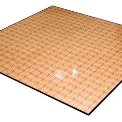 Oak Portable Dance Floor With Transport Cart (used)