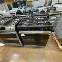 Slide In Gas Range Stove Samsung Bespoke