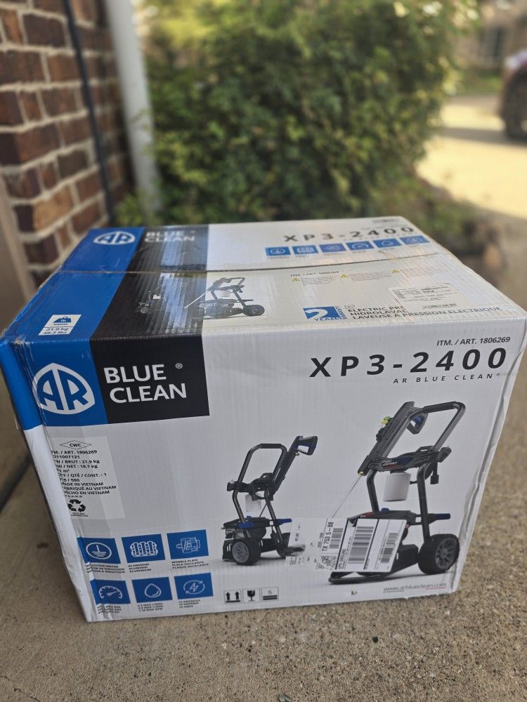 New AR Blue Clean Electric Pressure Washer – 2400 PSI / 1.16 GPM