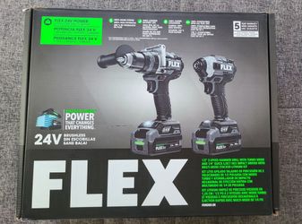 Flex Gen 1 24v Turbo Hammer Drill and Turbo Impact Driver