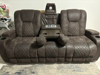 Microfiber Recliner Sofa