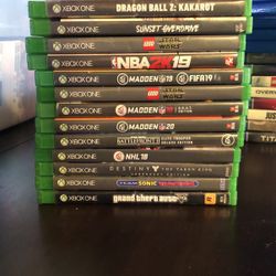 X Box One $15 Each