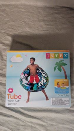 Intex River Rat Inflatable Swimming Tube 48in (1.22m) Ages 9+ MPN 68209EP