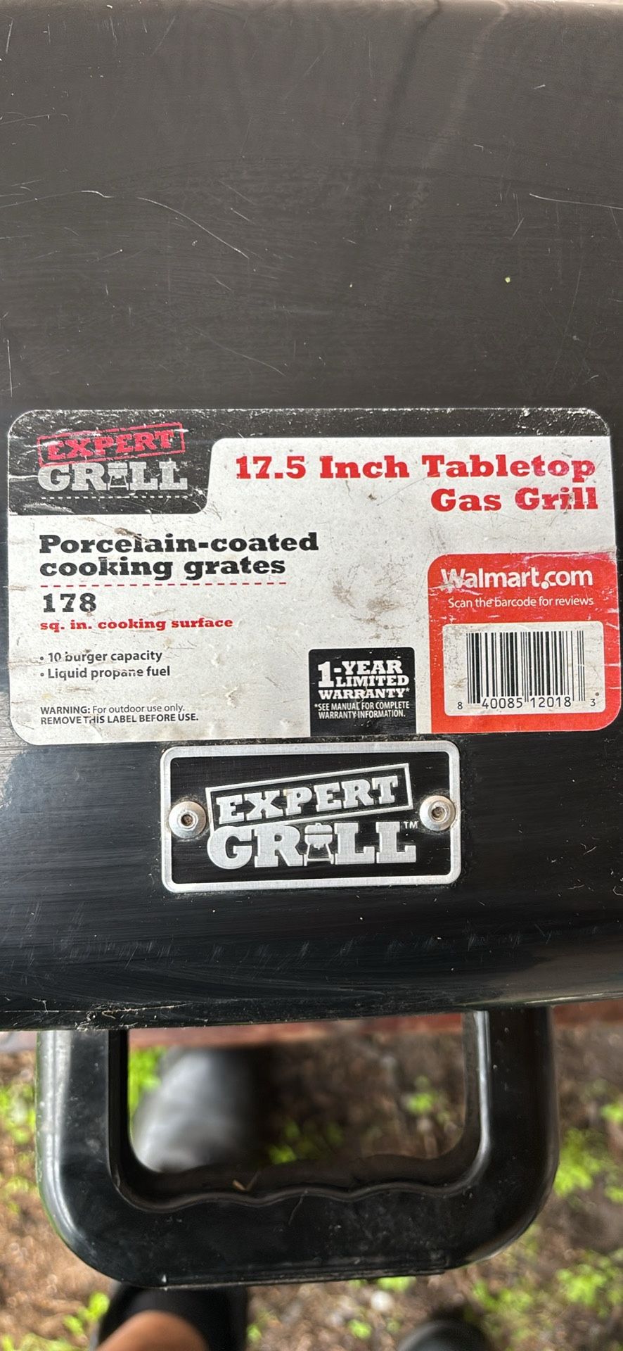 Expert 17.5 Inch Camping Grill Propane