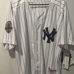 Mariano Rivera #42 Pinstripe Retirement Patch Jersey 