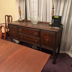 China Cabinet Edgewood China Lenox Crystal 4 Waterford Glasses 