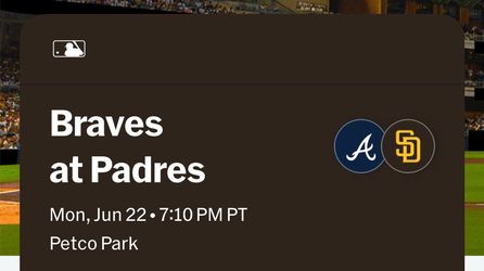 Padres v Braves