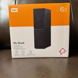 Western Digital My Book 6TB,EXTERNAL (WDBBGB0060HBK-NESN) Hard Disk Drive