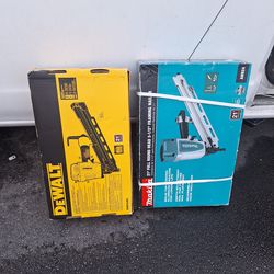 Dewalt and makita Nailer for $80 each