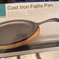 Cast Iron Fajita Pan 
