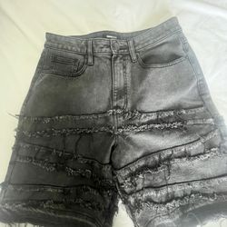 Black Denim Shorts #Y2K