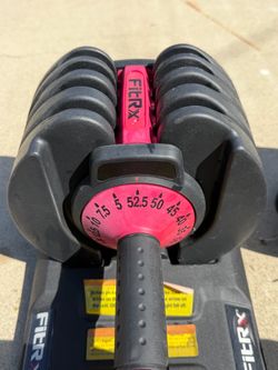 FitRx Adjustable Dumbbells SET,  5–52.5 lbs