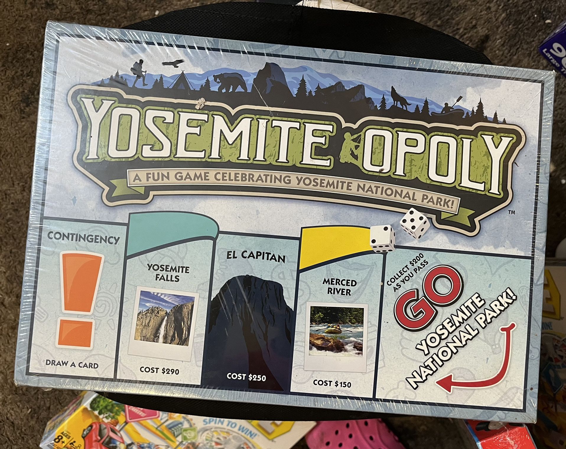 Yosemite-Opoly Board Game
