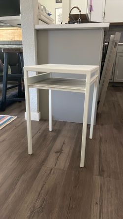 White side table