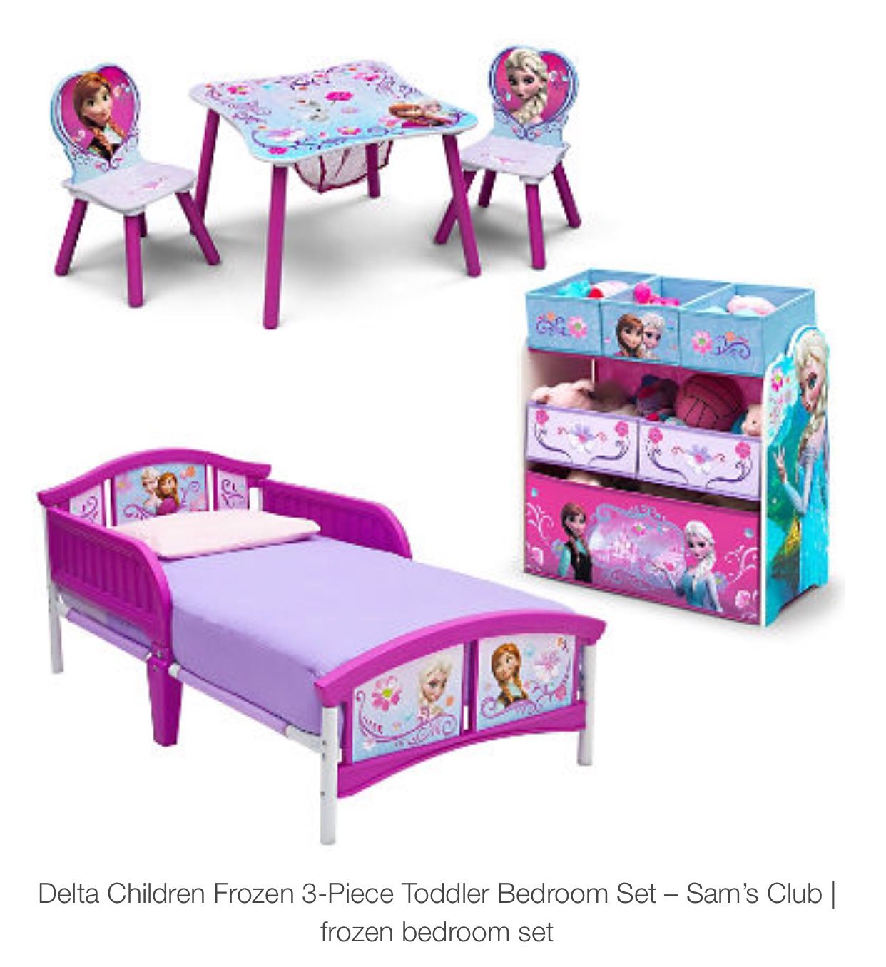 Delta Frozen Toddler Bed Set