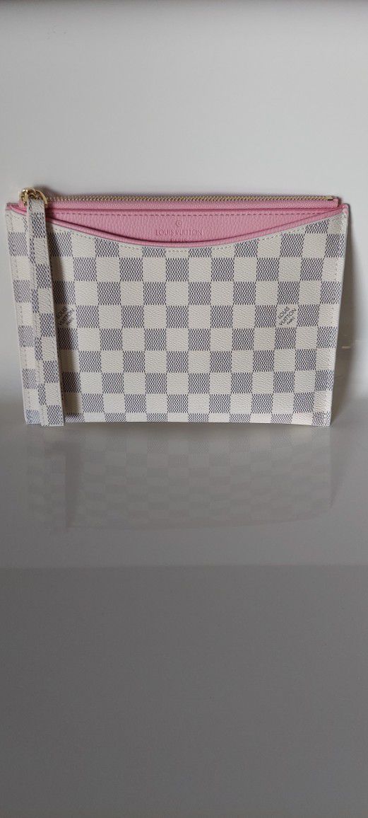 Louis Vuitton Rose Ballerine and Damier Azur City Pouch for Sale in Sunny  Isles Beach, Florida - OfferUp