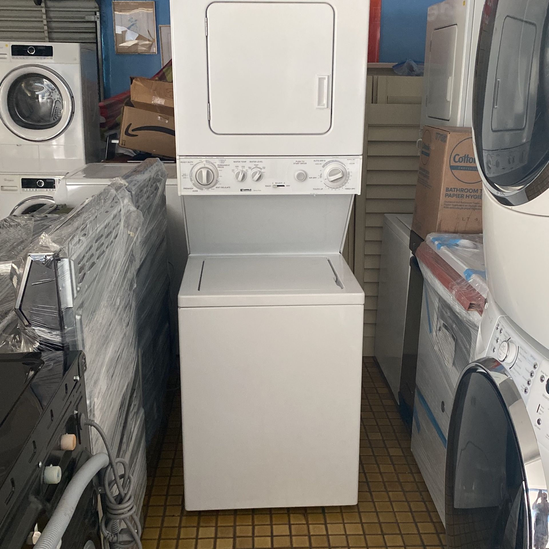 Kenmore Apartment Size 110v Electric Stackable Washer And Dryer