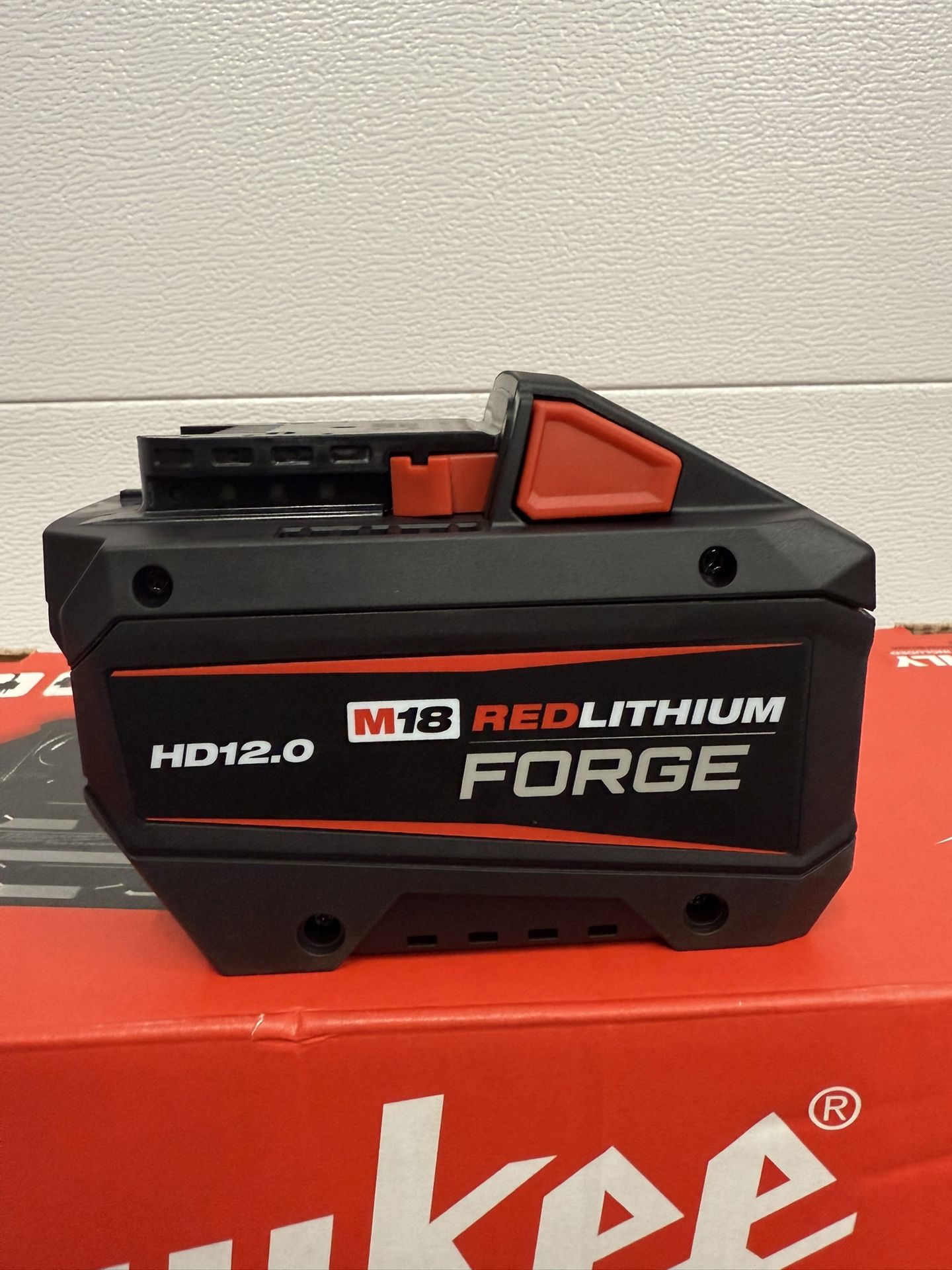 Milwaukee M18 18V Lithium-Ion REDLITHIUM FORGE HD 12.0 Ah Battery Pack $299 plus tax at Home Depot