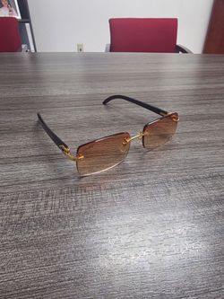 Authentic Cartier buffalo Horn glasses