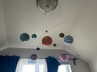 Pottery Barn kids solar system mobile