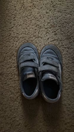 Vans Kids Suede Velcro Sneakers - Size: 10