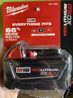 Brand New Milwaukee Xc5.0 M18 Battery