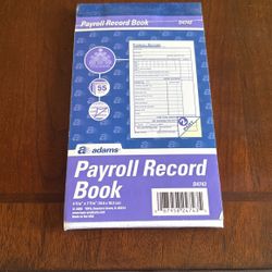 payroll record book