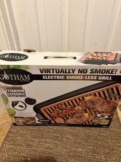 Brand new Gotham Steel electric smokeless grill