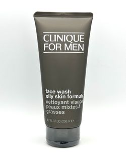 CLINIQUE FOR MEN     FACE WASH OILY SKIN FORMULA 6.7 Oz/200ml