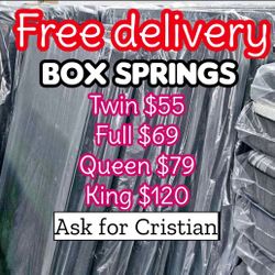 Box Springs  Twin box Full box  Queen box  King box  Bases para colchon  Box spring 