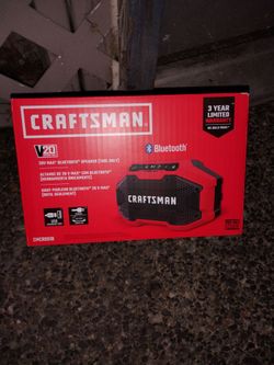(brand new) Craftsman Bluetooth speaker