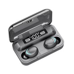 Black Bluetooth Earbuds Wireless Earphone IPX7 Waterproof For iphone Samsung Android