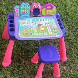V Tech Get Ready For School Learning Desk 