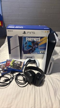 Ps5 3 games a headset all in good condition