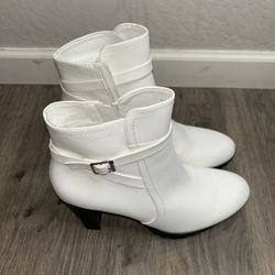 White Boots Size 11