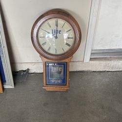 Vintage Miller Lite Clock.