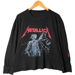 Metallica And Justice For Alll Hammer of Justice T Shirt  Size Small
