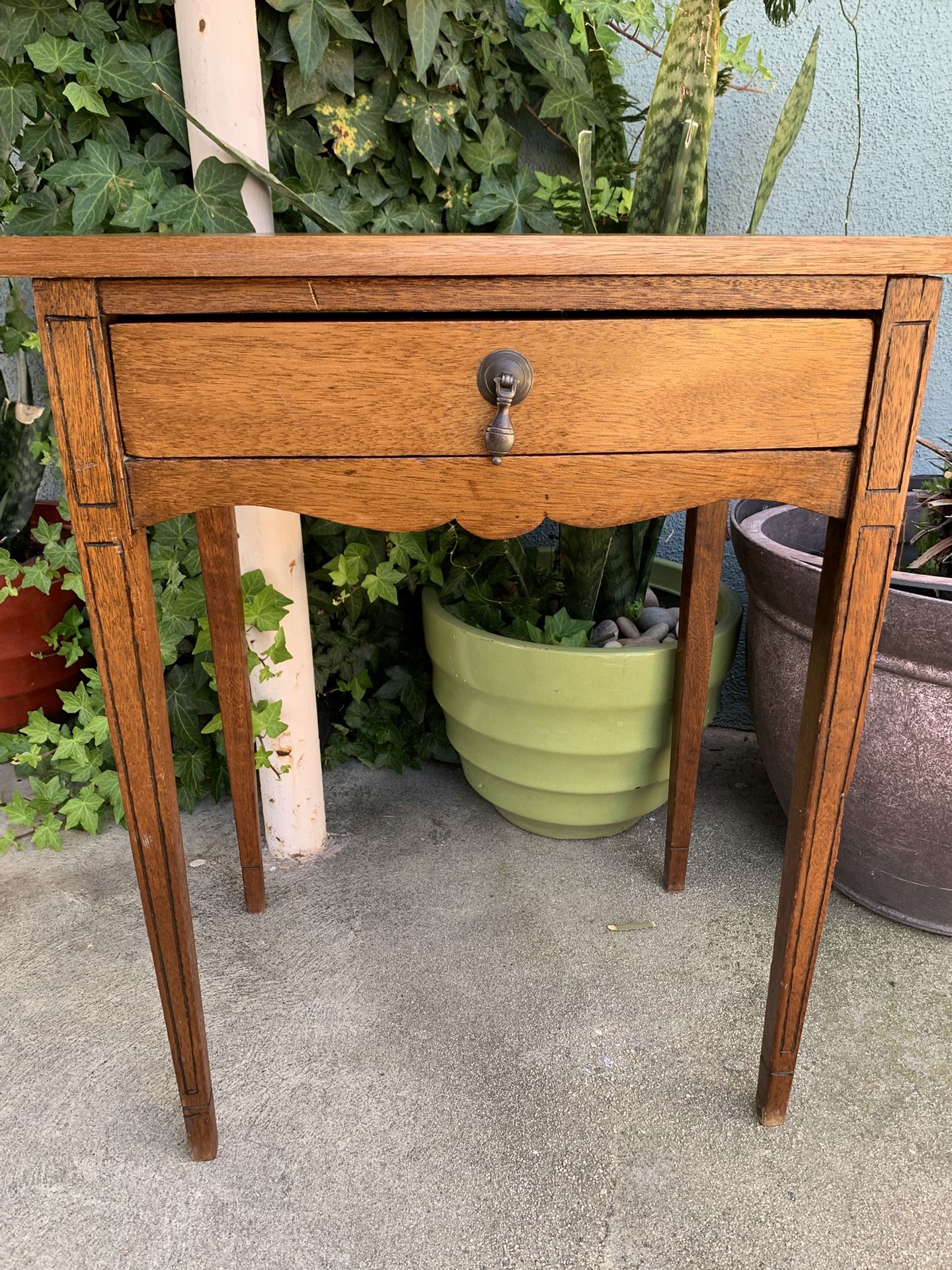 Antique Table Solid Wood