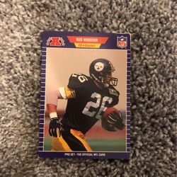 1989 PRO SET ROD WOODSON RC